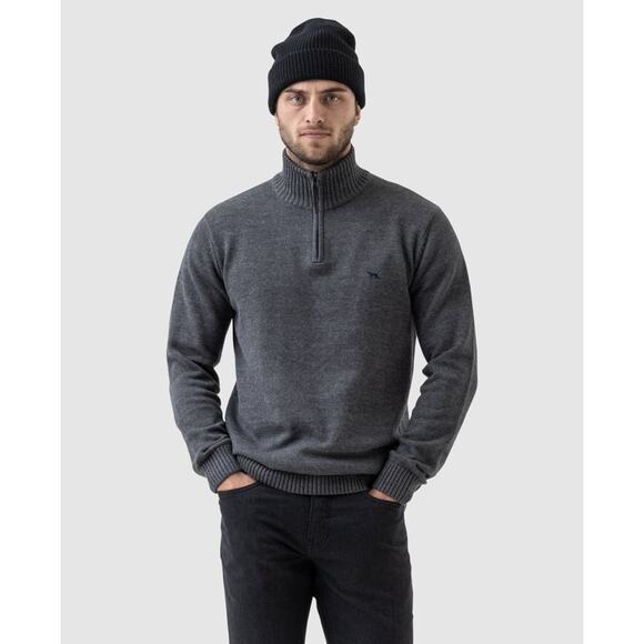 Rodd and Gunn Merrick Bay Gray Cotton Mens Sweater XL - Picture 1 of 8